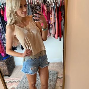 NWOT Dottie Couture velvet tank